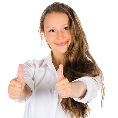 Businesswoman With Thumbs Up Free Stock Photo Public Domain Pictures