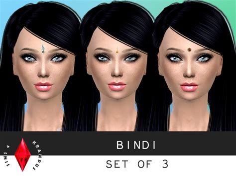 Bindi And Tattoo Makeup Collection The Sims 4 P1 Sims4 Clove Share