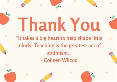 50 Thank You Messages For Preschool Teachers With Quotes