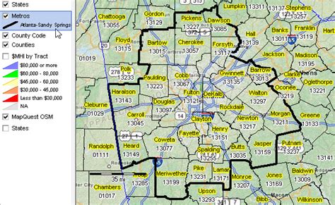 26 Atlanta Metro Counties Map Online Map Around The World