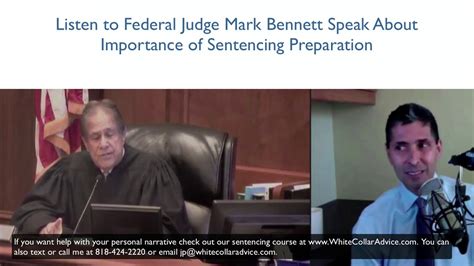 Federal Judge Offers Key Tip To Prepare For Sentencing Hearing Youtube