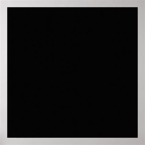 Black Color Plain Pitch Black Background Space Poster
