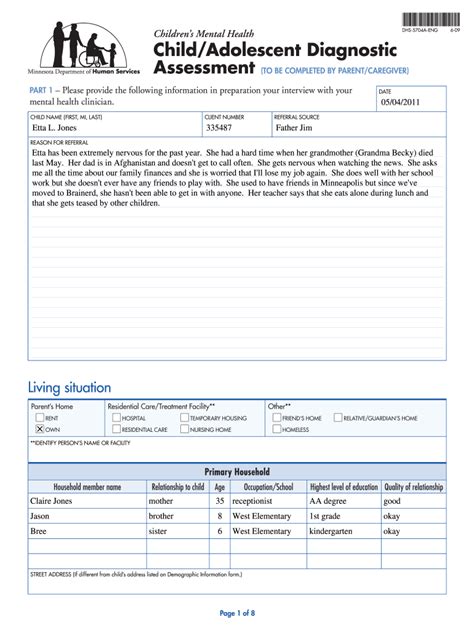 2009 Form Mn Dhs 5704a Eng Fill Online Printable Fillable Blank