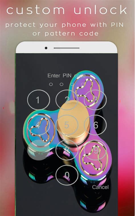 Скачать Spinner Hand Fidget For Lock Screen Hd Apk для Android