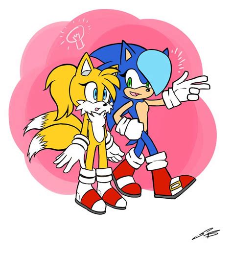 Female Sonic And Tails By Sonicdnb On Deviantart In 2022 Sonic Sonic