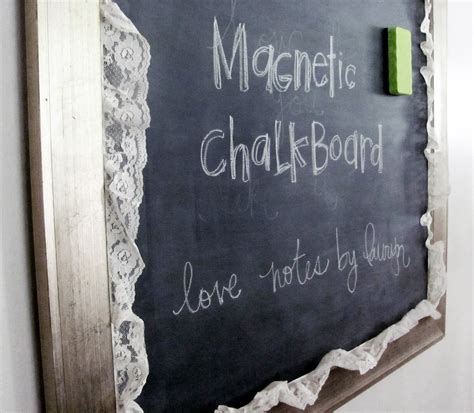 Love Notes by Lauryn: magnetic chalkboard tutorial-how to paint with ...