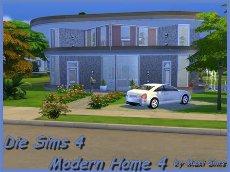 Akisima Sims Blog Modern Home 4 Sims 4 Downloads