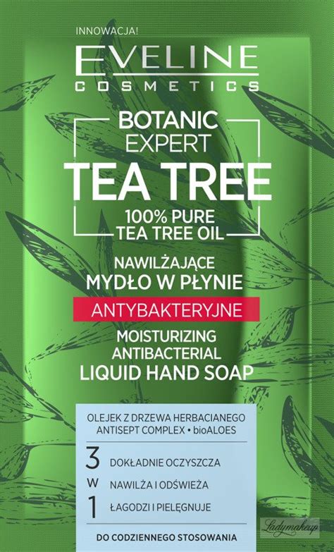 Eveline Cosmetics Botanic Expert Tea Tree Liquid Hand Soap Moisturizing Liquid Soap
