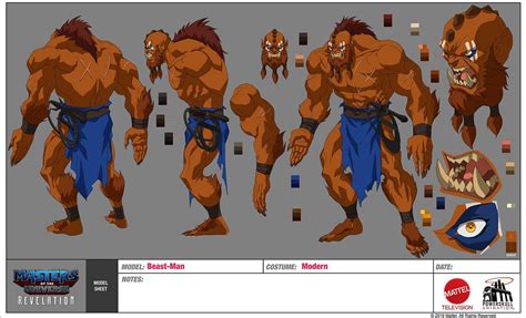 Beast Man V2 Character Sheet Motu Revelation By Michaelxgamingph On