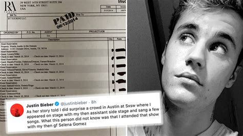 justin bieber denies sexual assault allegations and shares receipts which he claims capital