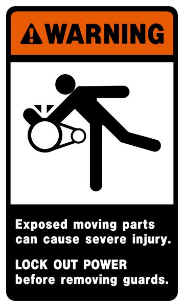 Warning Lock Out Western Safety Sign