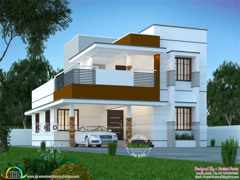 4 Bedrooms 2000 Sq Ft Modern Home Design Kerala Home Design And