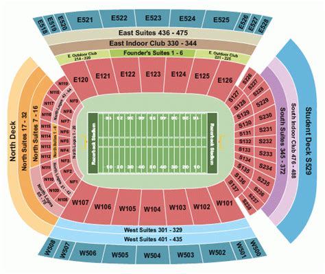 Neyland Stadium Seating Chart With Seat Numbers Cabinets Matttroy