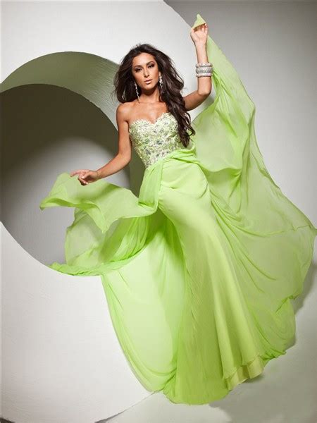 Dresses for girls,party dresses,2021 wedding dresses,prom dresses,maybe the best dress websites for women. Cute Flowy Sweetheart Floor Length Lime Green Chiffon Prom ...