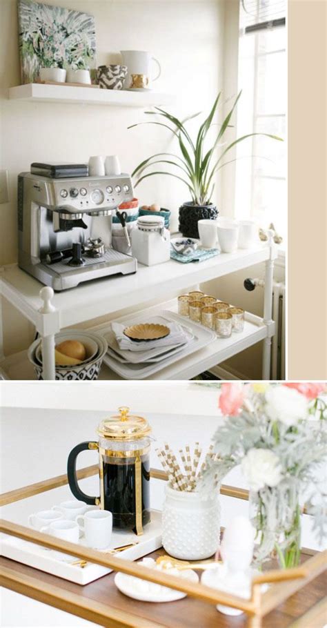 Therefore, it's normal, if this area provides everything that you need for that activity. At-home coffee cart - such a cute idea. | Coffee bar home ...