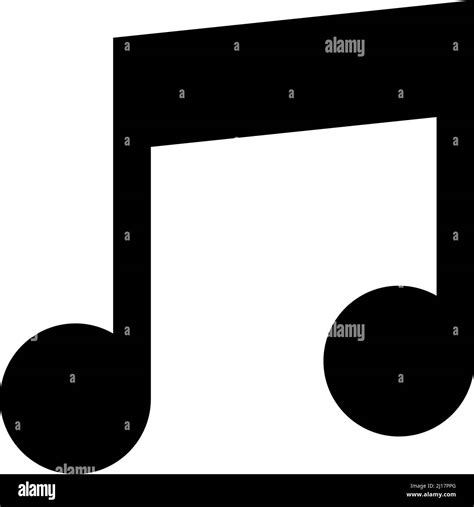 Music Note Icon Melody Symbol Chords Sign Stock Vector Image And Art