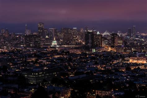 Wallpaper City Buildings Aerial View Architecture Night Dark Hd