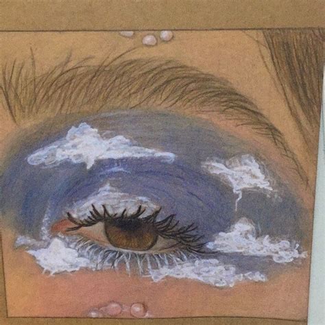 Sur Instagram Art Drawing Eyes Clouds Dessin Artist