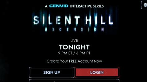 Silent Hill Ascension Interactive Series Goes Live Tonight The Nerd