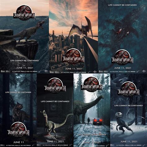 All Of My Jurassic World Dominion Dinosaur Posters Which One Is