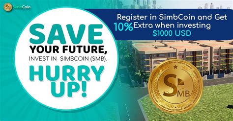You don't know when the prices will go down and how much do you think is a safe amount one should invest in all this to have a really good. Save Your Future, Invest in SimbCoin (SMB). | Investing ...