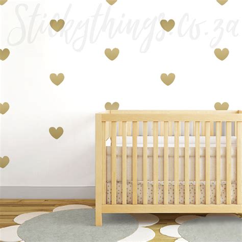 Large Heart Wall Stickers 10cm Heart Wall Decals