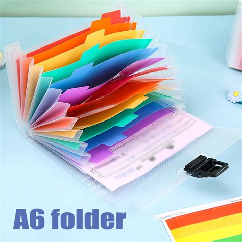 Miuline Expanding File Folder13 Pockets Document Organiser Portable