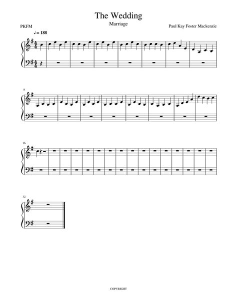 The Wedding Sheet Music For Piano Solo Download And Print In Pdf Or