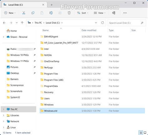 Restore Files From Windowsold Folder In Windows 11 Tutorial Windows