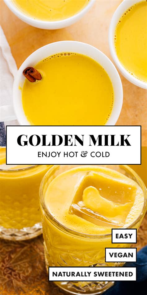 Creamy Golden Milk Hot Or Iced Eezy Cooking
