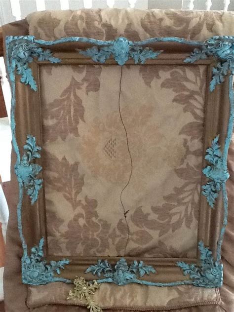 Elegant Vintage Victorian Style Wood Picture Frame From The