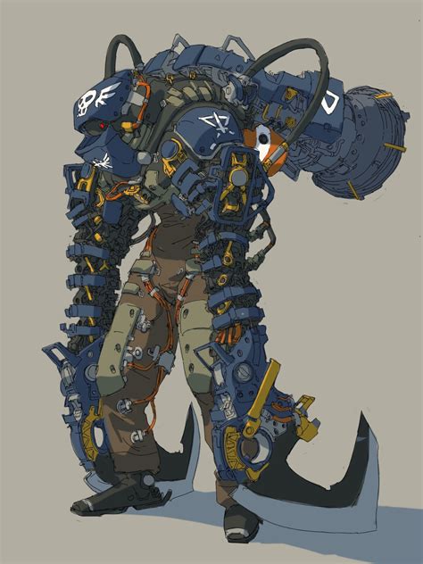 Artstation Mech Mech Post Apocalypse Tae Un Ryu In 2020 Robot Art Weapon Concept Art