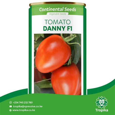 Hybrid Tomato Danny F1 : Certified Vegetable Seeds - Tropika
