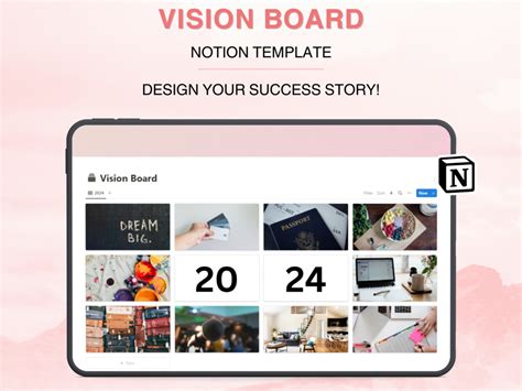 Notion Vision Board Template