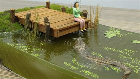 How To Make The Swamp Crocodile Diorama Resin Art Youtube