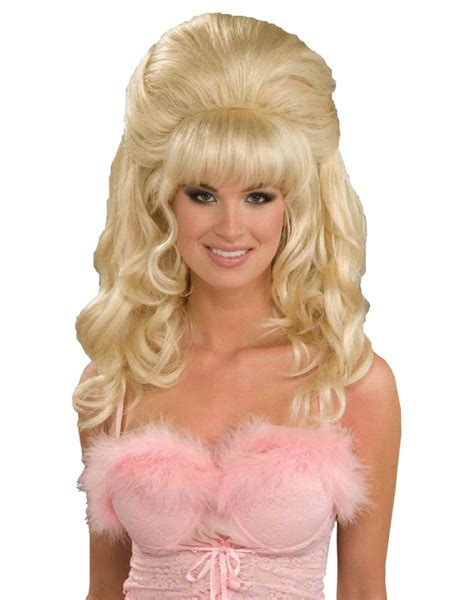Flirty Blonde 60s Wig Costume Accessory