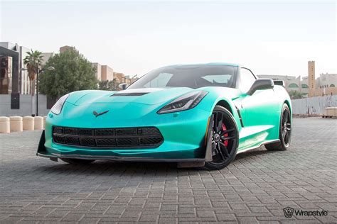 Chevrolet Corvette Turquoise Dream Blue Wrap Wrapstyle