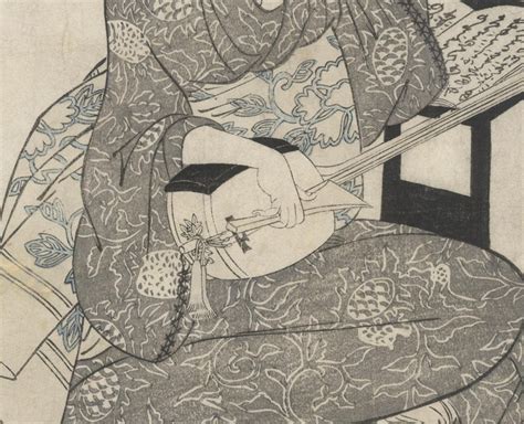 utamaro i kitagawa ukiyo e japanese woodblock print 18th century shamisen at 1stdibs