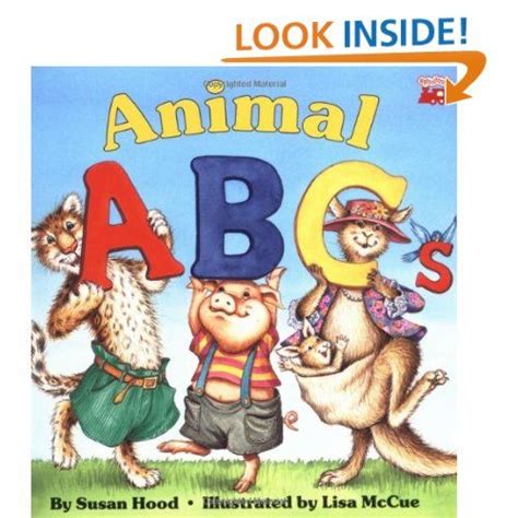 Alphabet Book Animal Abcs By Susan Hood Illustrated By Lisa Mccue