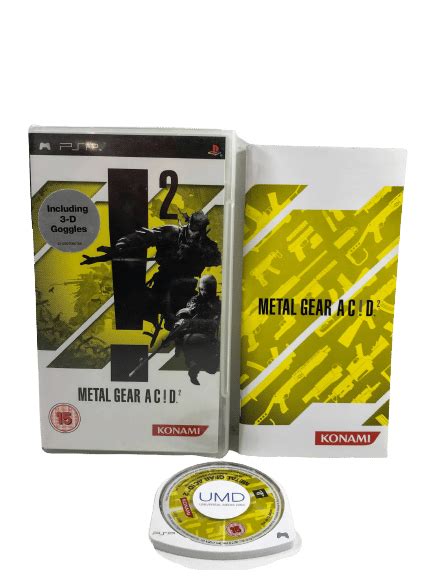 Metal Gear Acid 2 Rare Mint Complete Appleby Games
