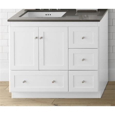 Bathroom vanities with drawers philipsservis co. Shaker 36" Single Bathroom Vanity Base Only | 36 bathroom ...
