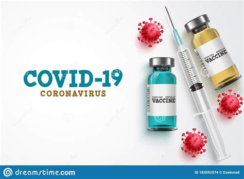 Covid-19 Coronavirus Vaccine Treatment Vector Background. Covid19 ...