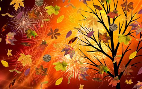 Artistic Fall Hd Wallpaper By Kittycatty