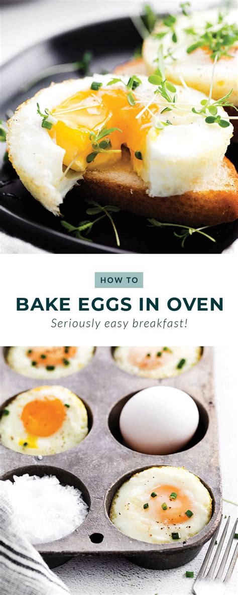 Oven Baked Eggs Able In Quarter Hour Einfachbackenvip