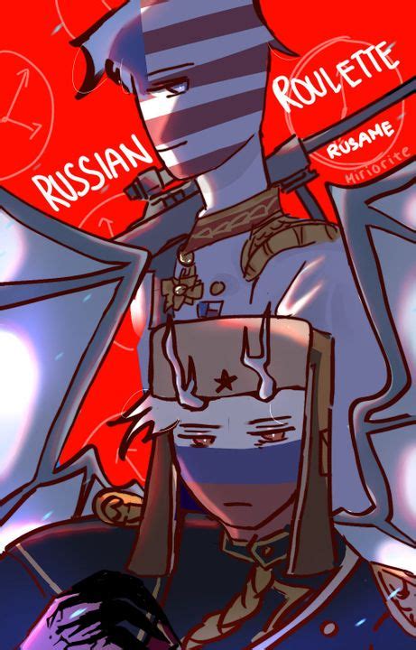 Russian Roulette Rusame Countryhumans Au Beginning Of The End
