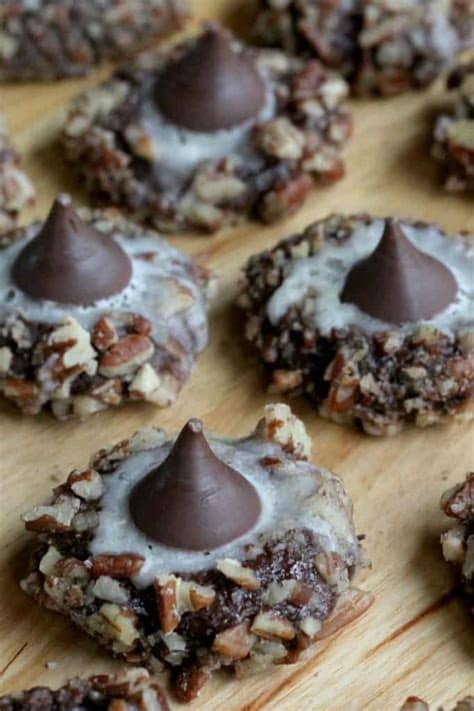 These holiday gingerbread cookies are filled with sugar, spice and everything nice. Hershey Kiss Cookies - A Turtle's Life for Me