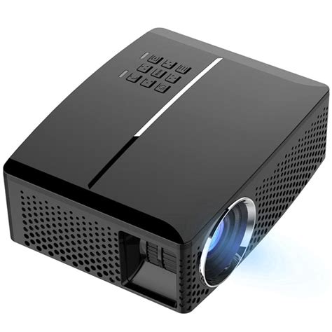 Portable Full Hd Led Mini Projector Gp80 1080p Black