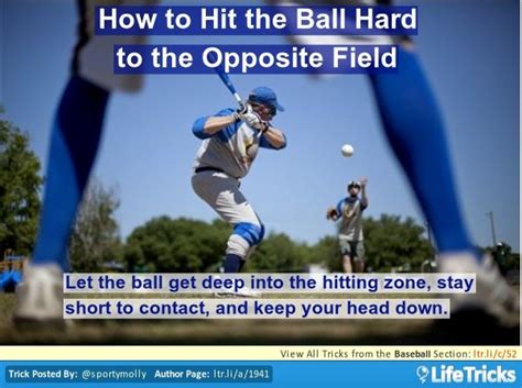 Baseball How To Hit The Ball Hard To The Opposite Field Baseball Sports Baseball Cards