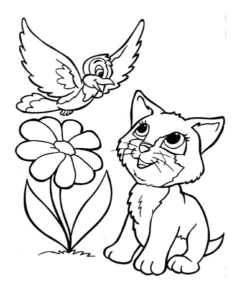 Related pictures cute cats coloring pages kitten car pictures. Lovely Kitten Coloring Pages