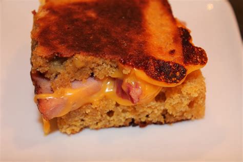 A Creatively Healthy Budget: Cornbread Ham Sandwich - What ...